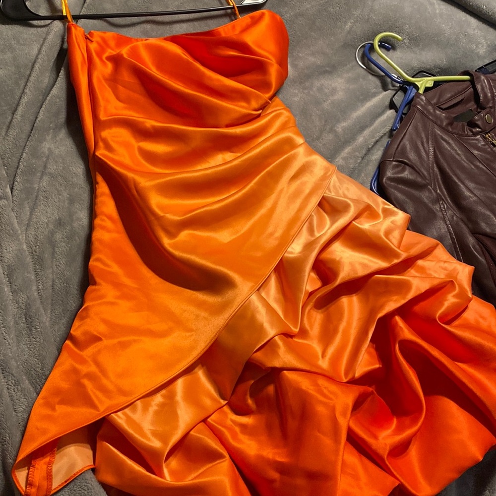 Orange dress
